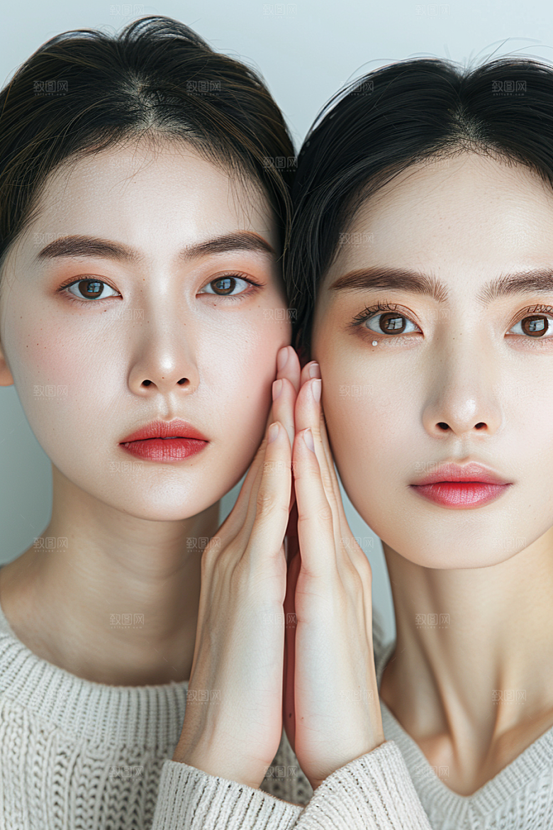 医美女性形象高端摄影图
