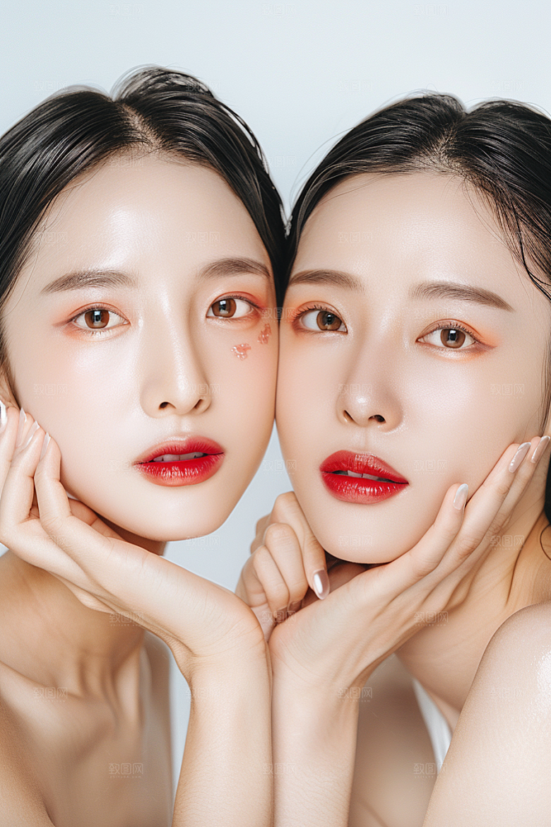 医美女性大气肖像摄影图