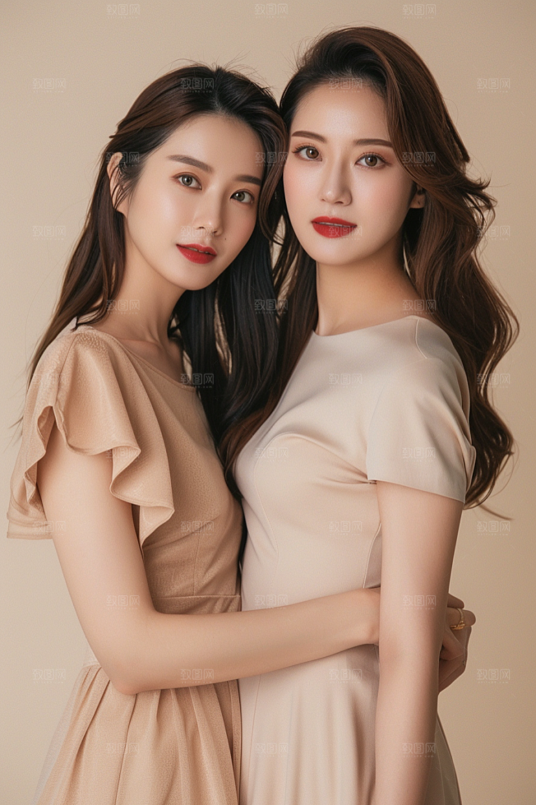 医美女性高清肖像摄影图