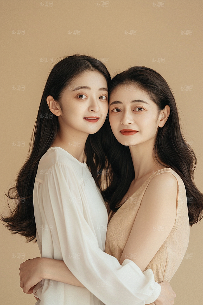 医美女性大气肖像摄影图