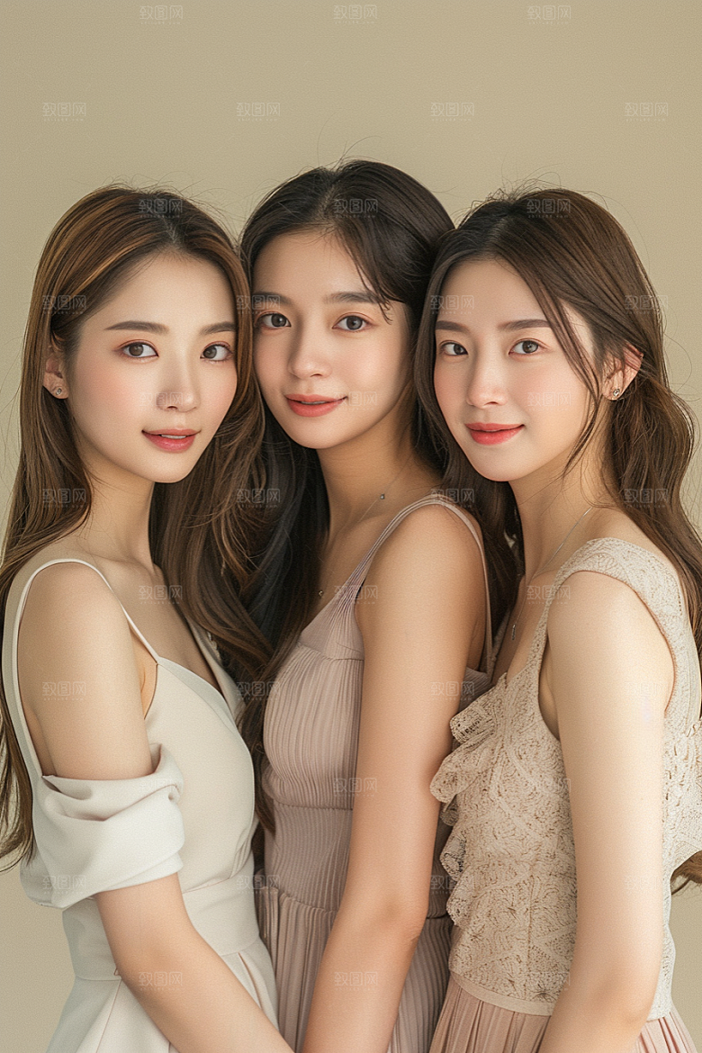医美女性简洁质感摄影图