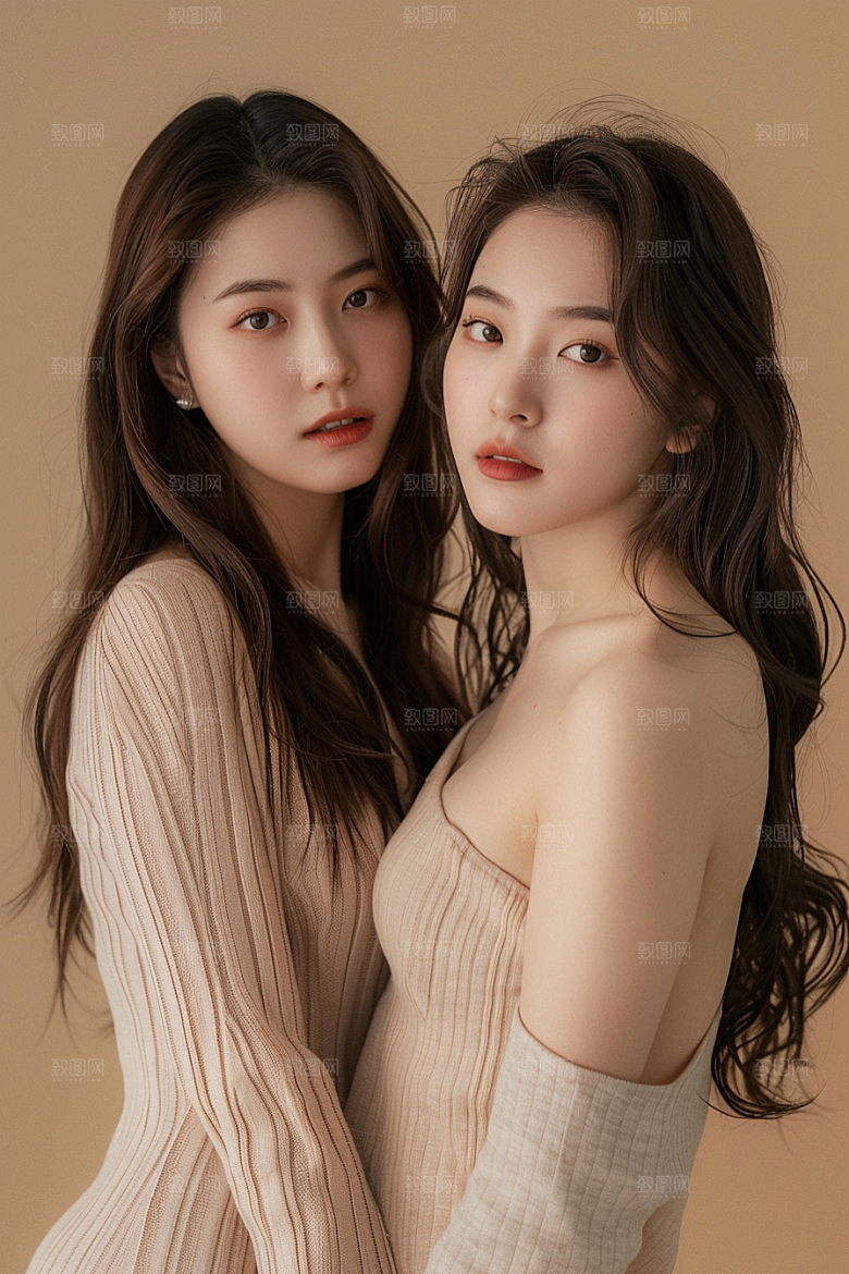 医美女性清新高端摄影图