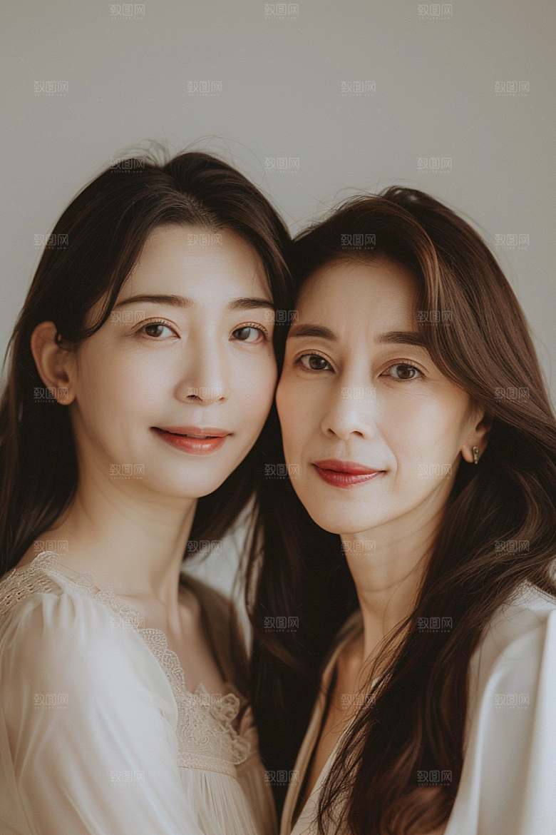 医美女性肖像清新摄影图
