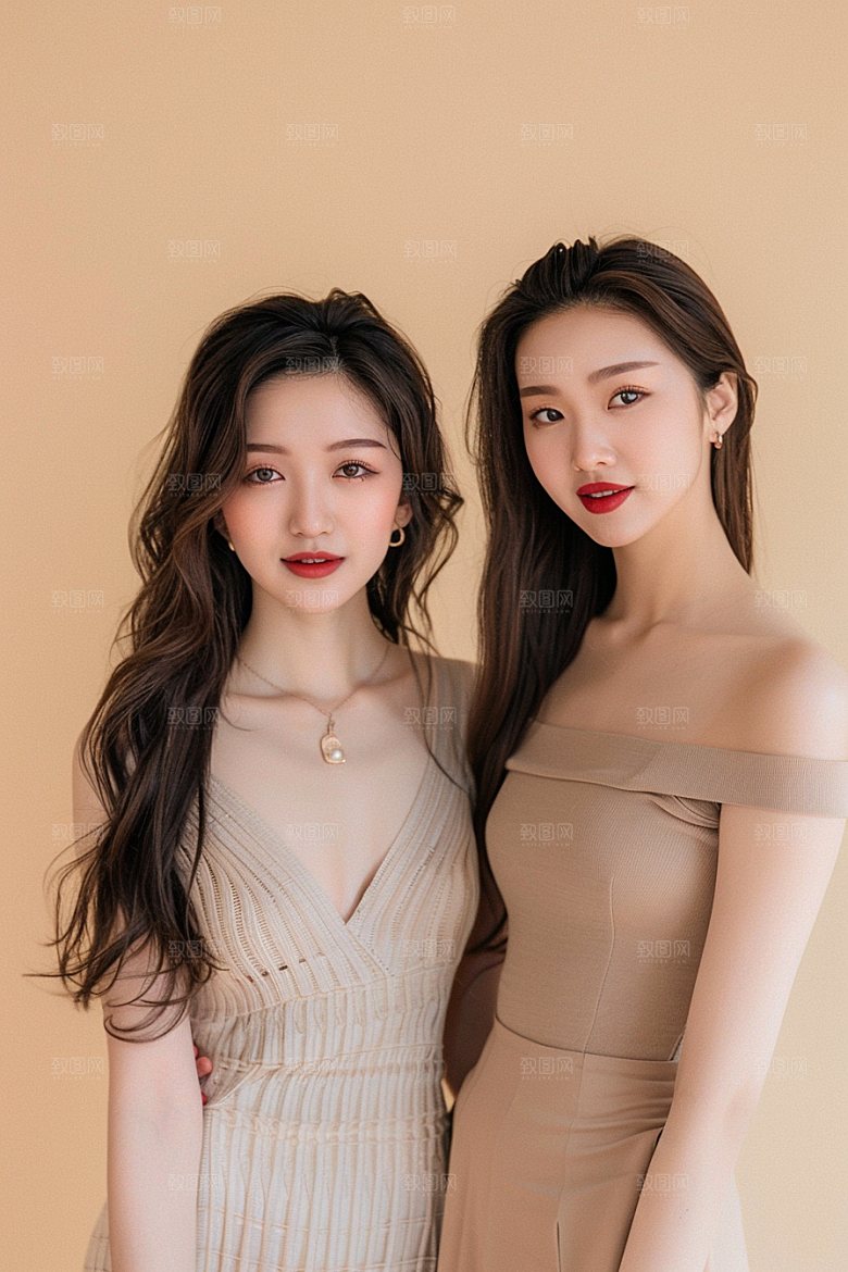 医美女性简洁简约摄影图