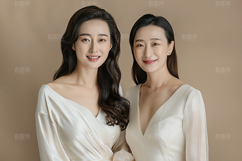 医美女性清爽高端摄影图