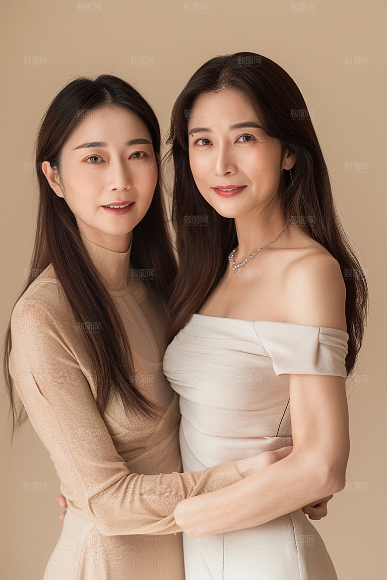 医美女性质感肖像摄影图