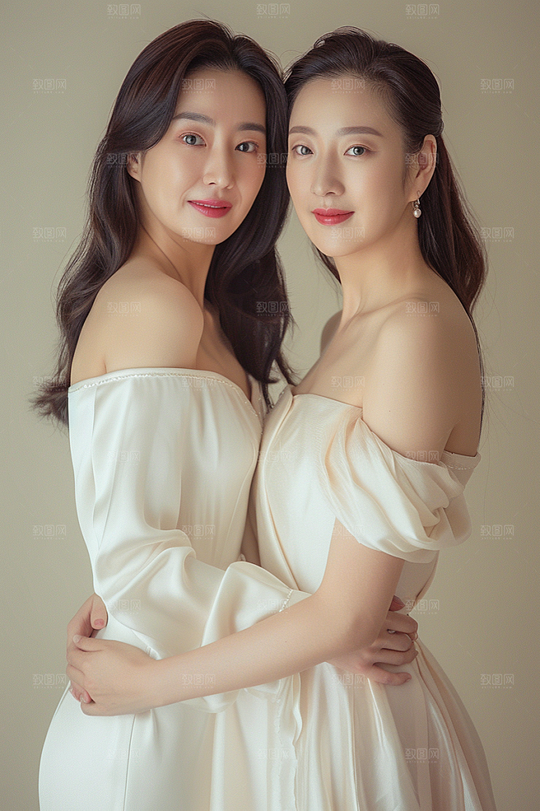 医美女性形象清新摄影图