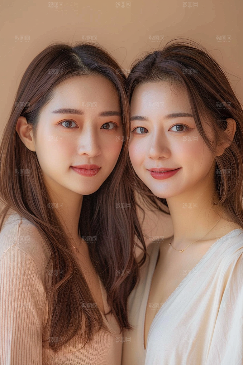 医美女性肖像高清摄影图
