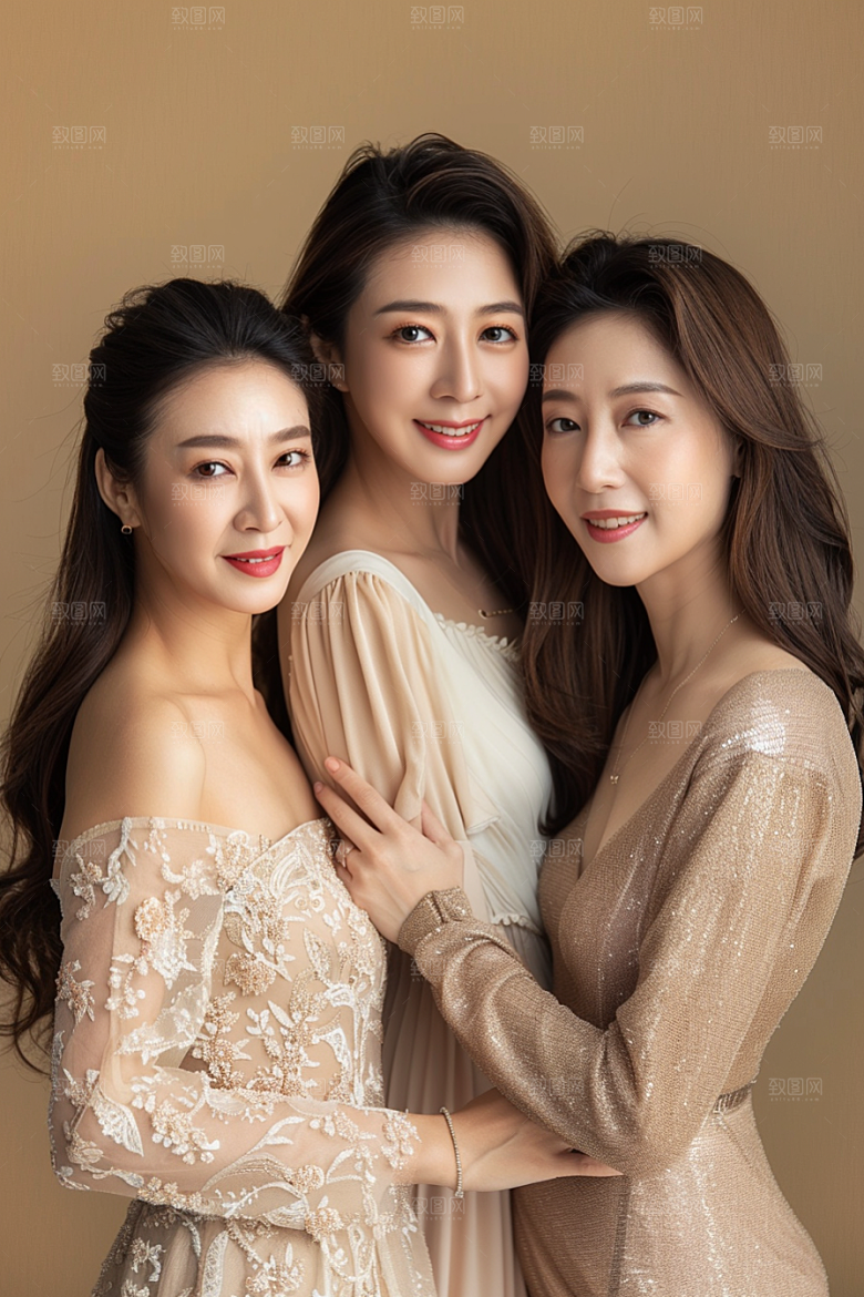 医美女性质感肖像摄影图