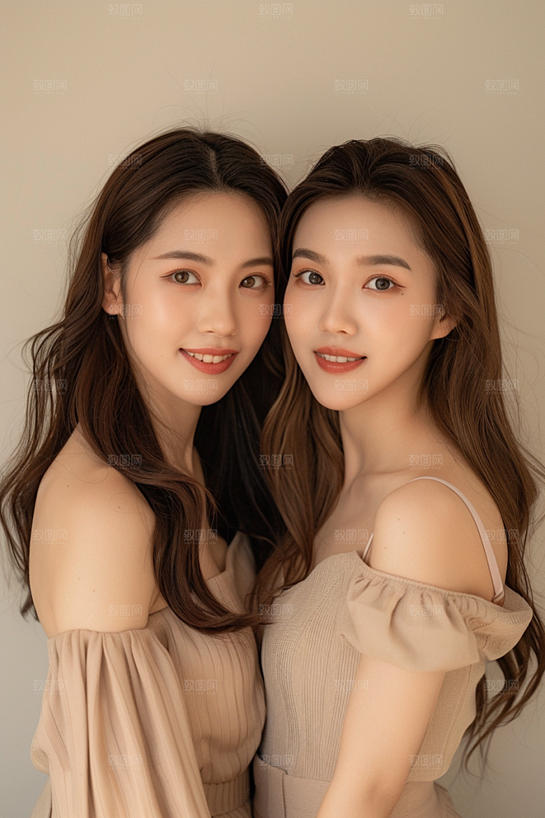 医美女性简约人物摄影图