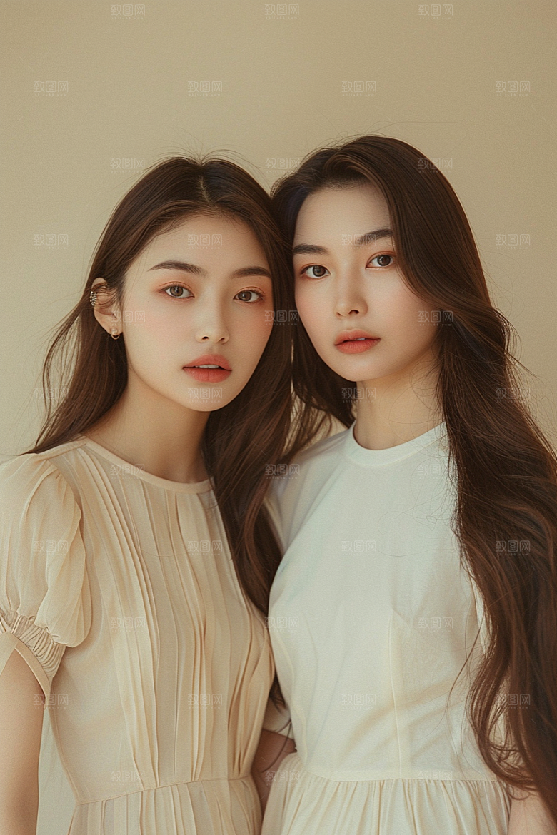 医美女性形象清爽摄影图