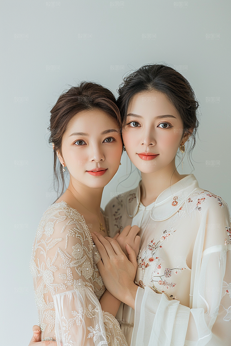 医美女性简约人物摄影图