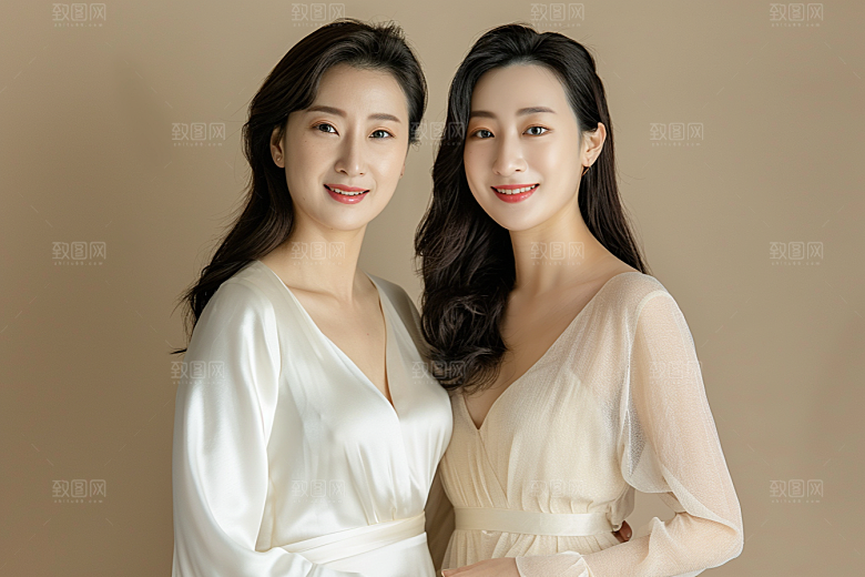 医美女性简洁人物摄影图