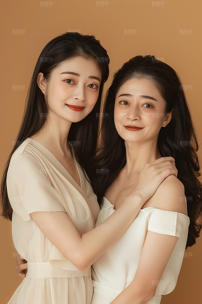 医美女性清爽简洁摄影图