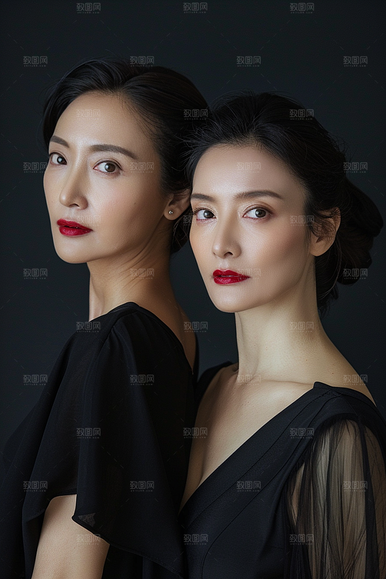 医美女性质感人物摄影图