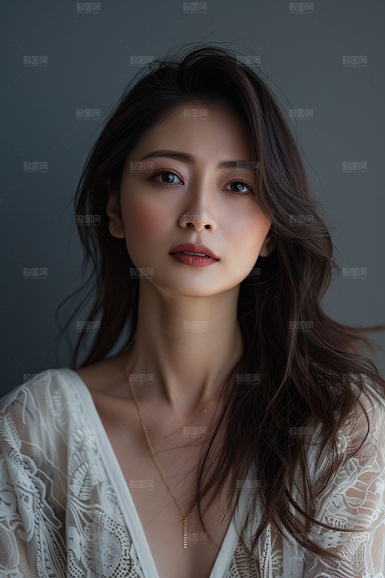 医美女性清新大气摄影图