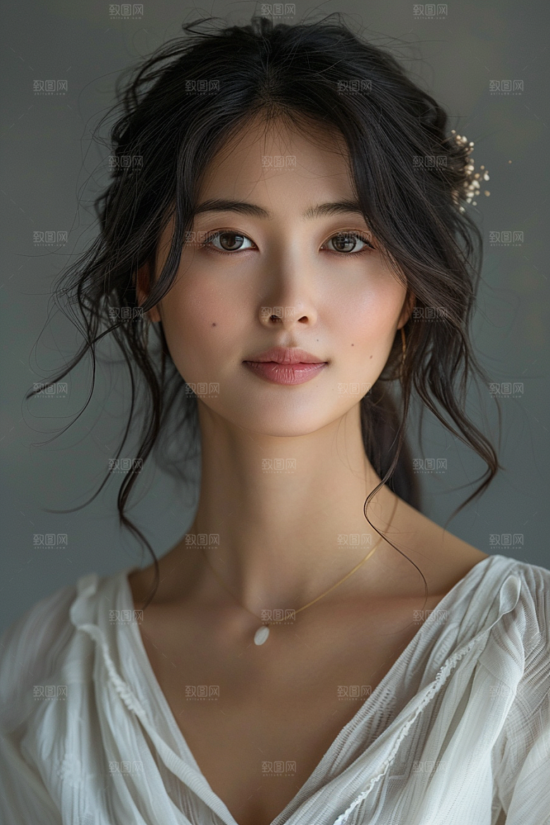 医美女性质感人物摄影图