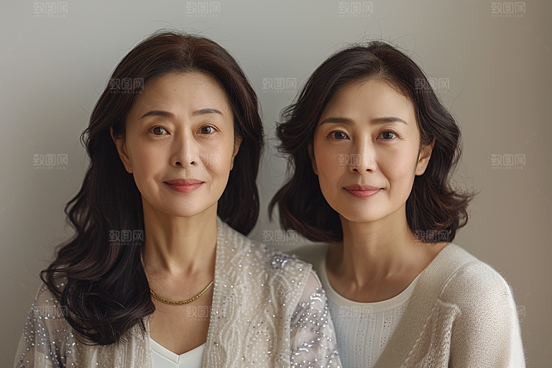 医美女性清爽大气摄影图