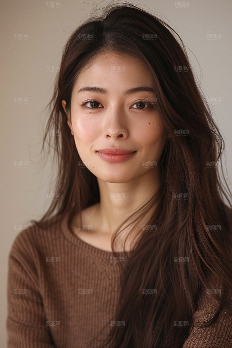 医美女性质感清爽摄影图