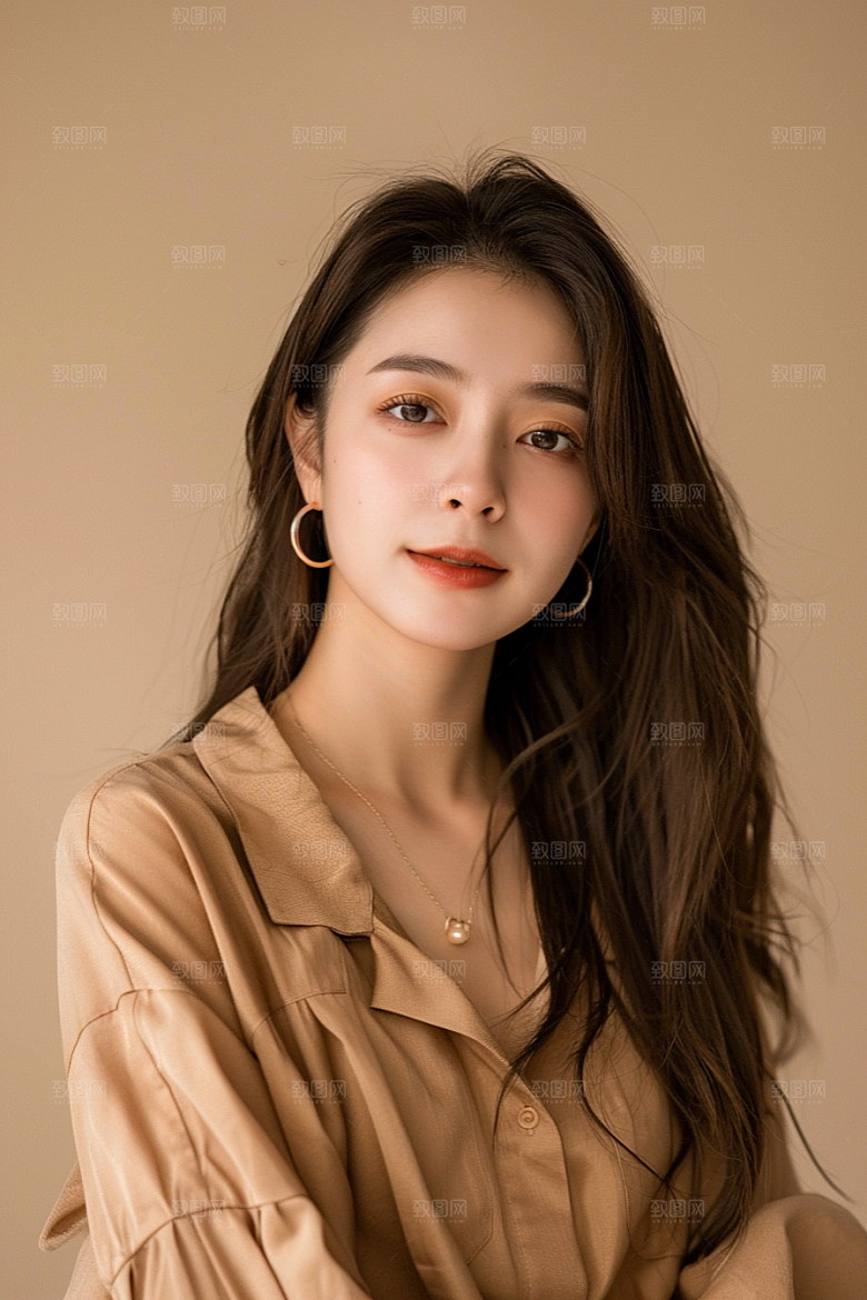 医美女性简约人物摄影图