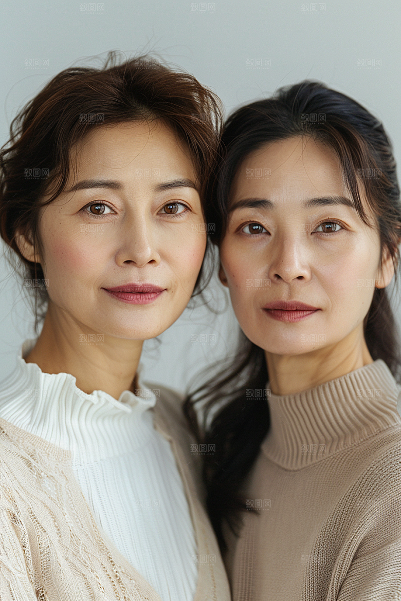 医美女性人物质感摄影图