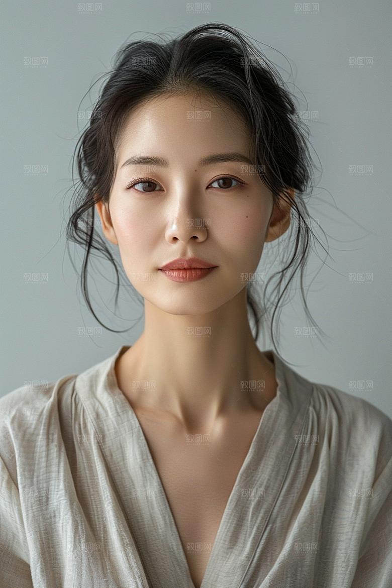 医美女性清爽质感摄影图
