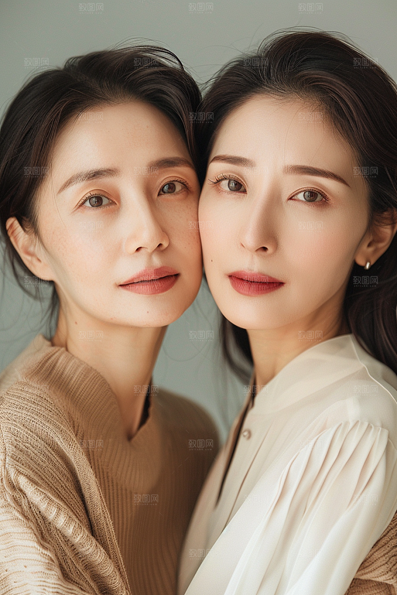 医美女性清爽形象摄影图
