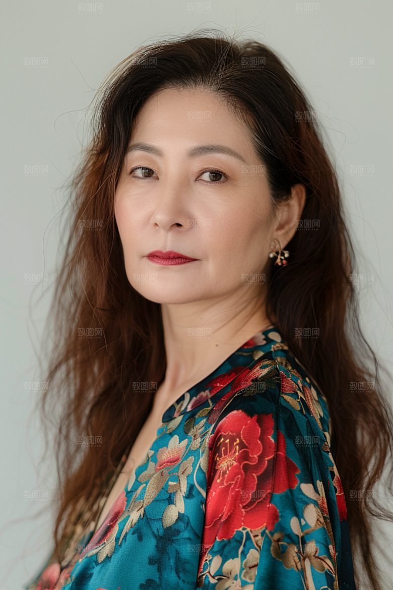 医美女性清爽简约摄影图