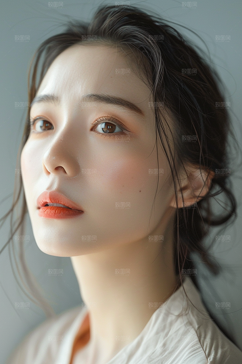 医美女性清爽高端摄影图