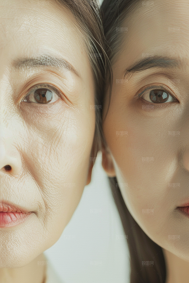 医美女性简约人物摄影图