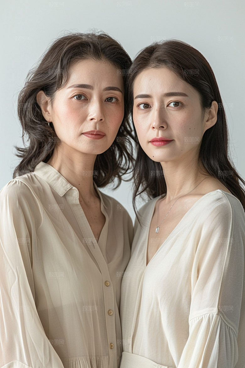 医美女性人物简洁摄影图