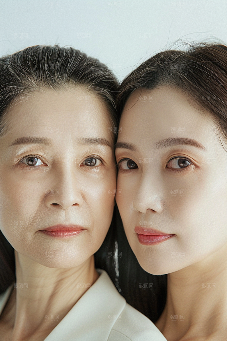 医美女性清新肖像摄影图