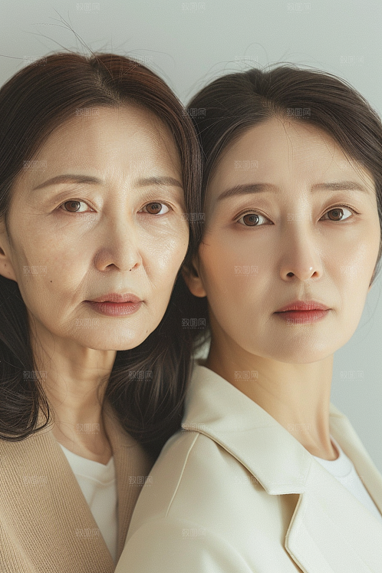 医美女性简约质感摄影图