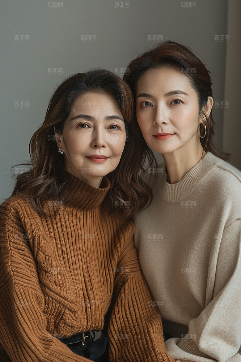 医美女性清爽肖像摄影图