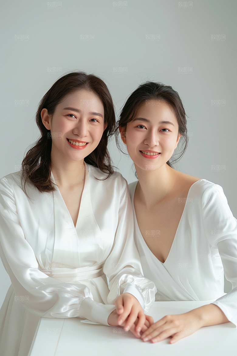 医美女性肖像高端摄影图
