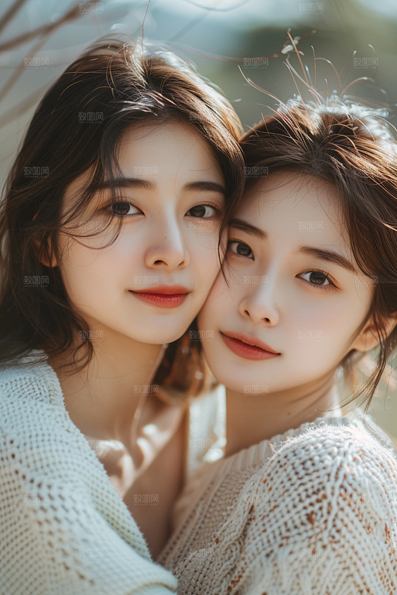 医美女性人物清新摄影图