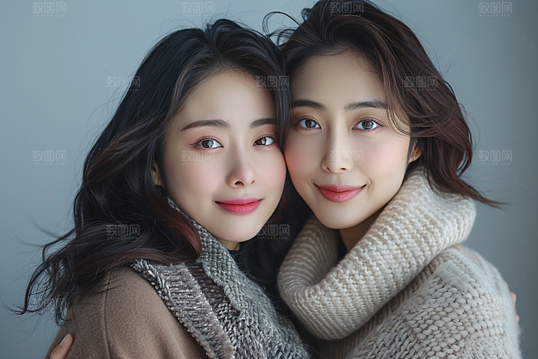 医美女性形象大气摄影图