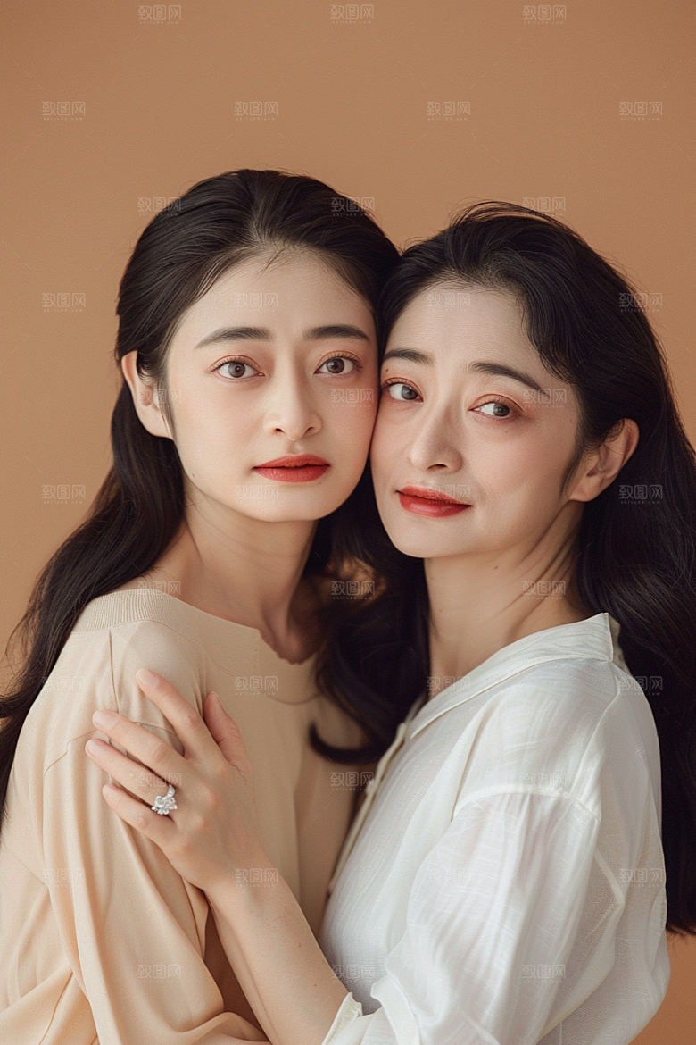医美女性简洁形象摄影图
