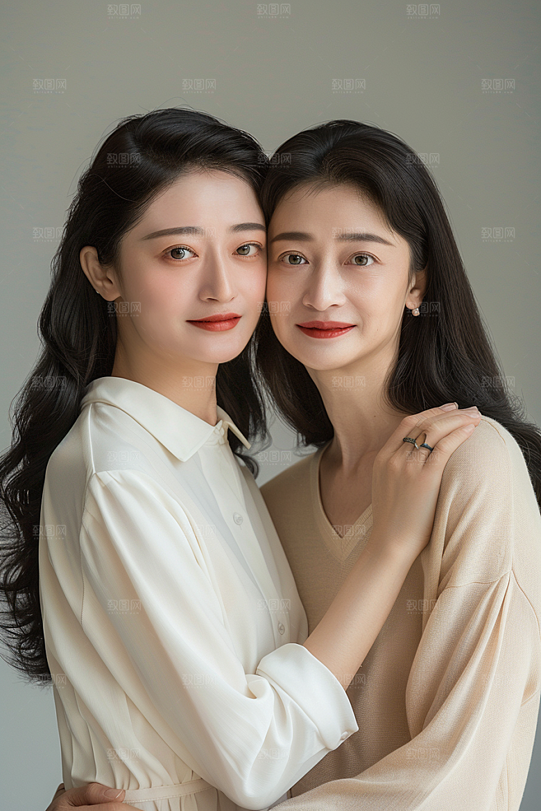 医美女性清爽清新摄影图