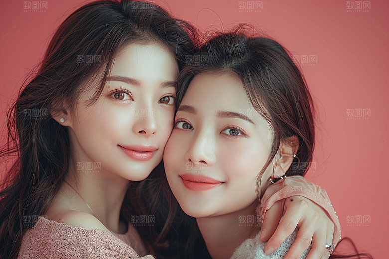 医美女性简洁清爽摄影图