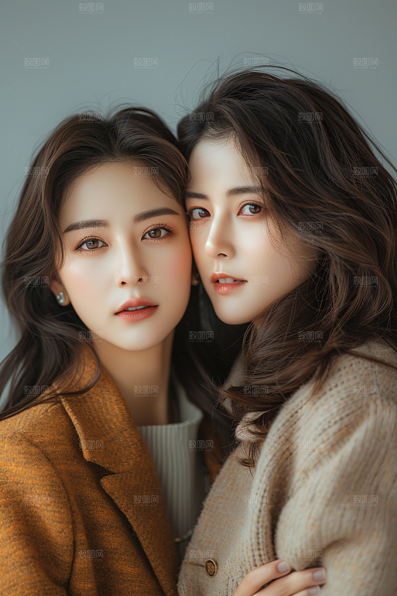 医美女性形象清新摄影图