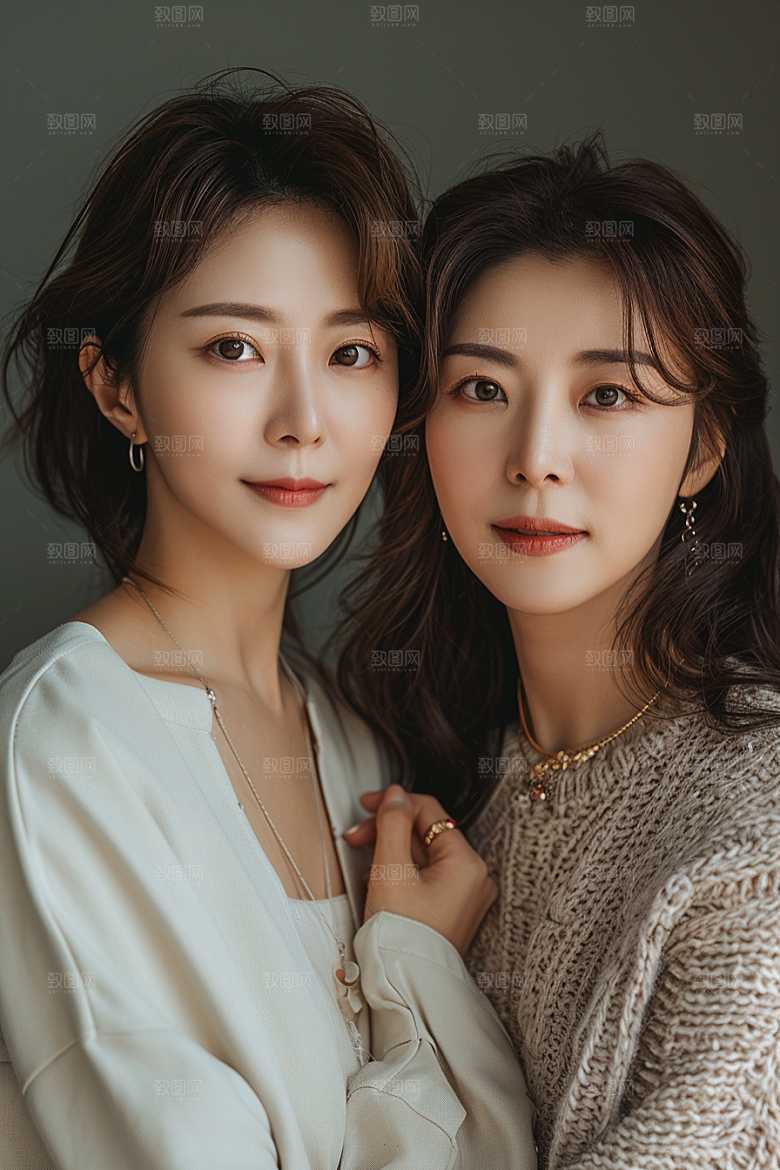 医美女性人物简洁摄影图