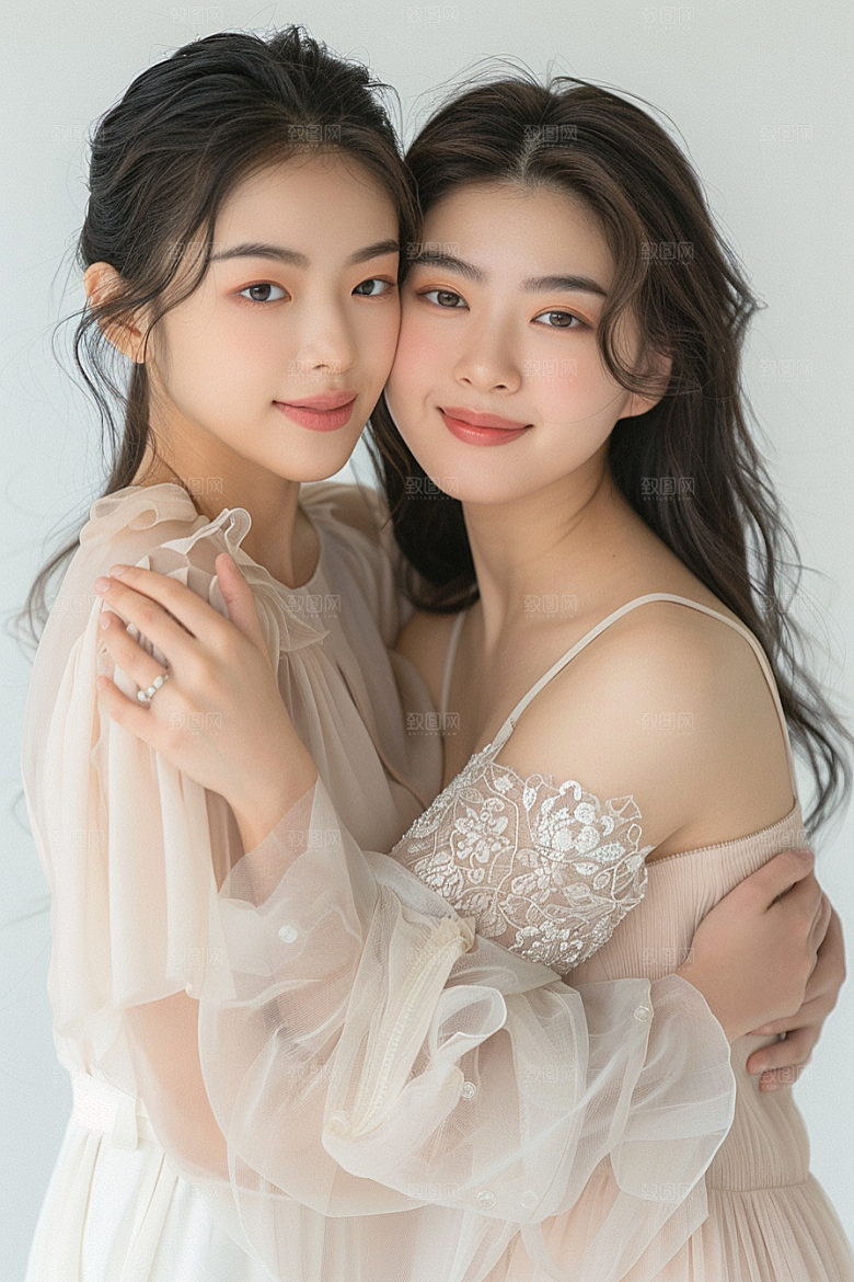 医美女性形象高清摄影图