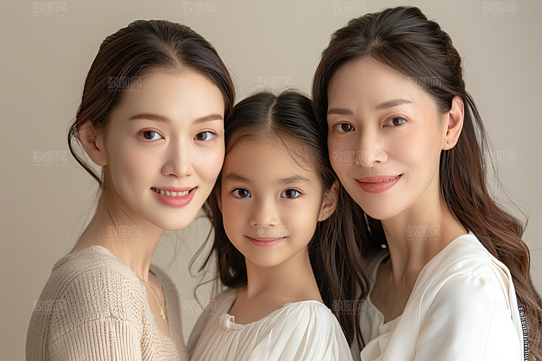 医美女性清新肖像摄影图