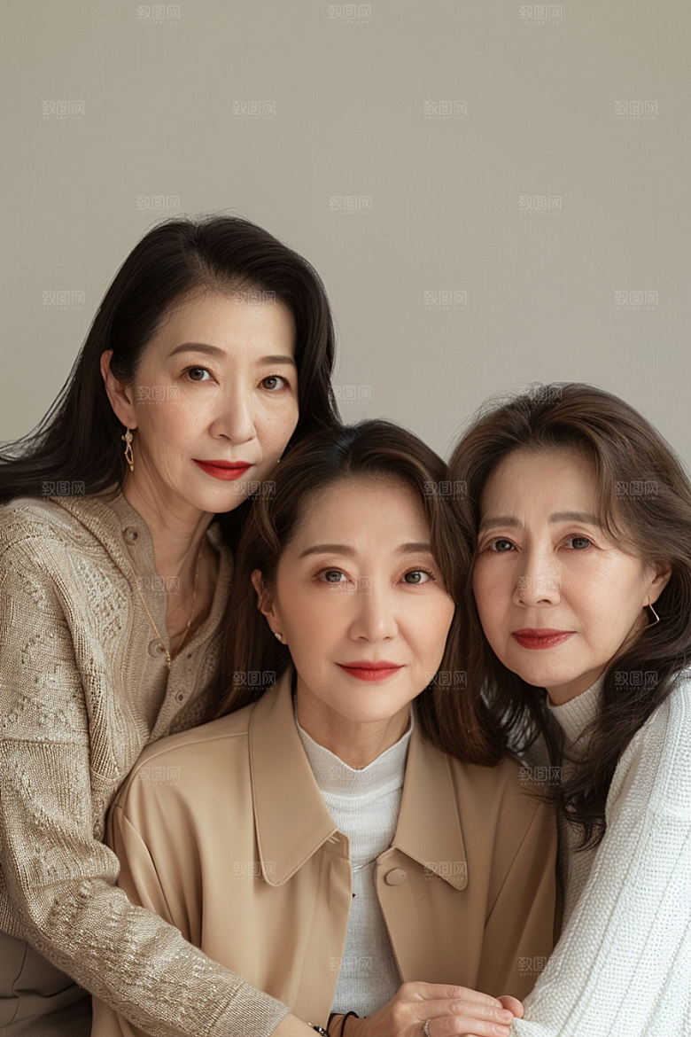 医美女性清爽简洁摄影图