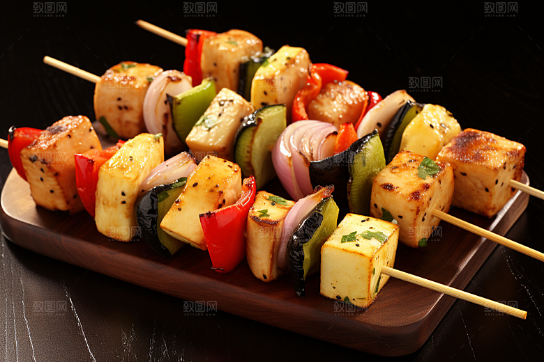 火热烤串炙烤夏季摄影图