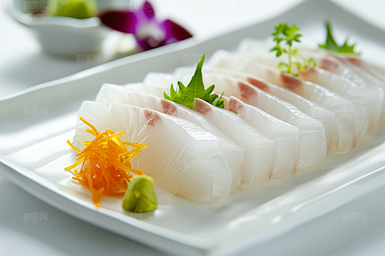 美味生鱼片高清食材摄影图