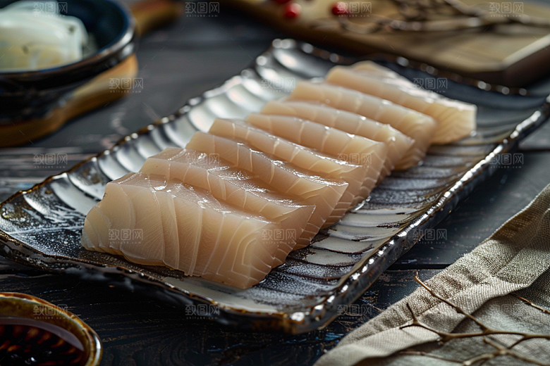 美味生鱼片美味高清摄影图