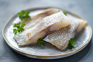 美味生鱼片美味鱼肉摄影图