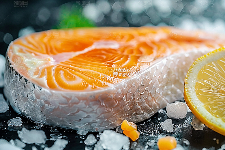 美味生鱼片高清海鲜摄影图